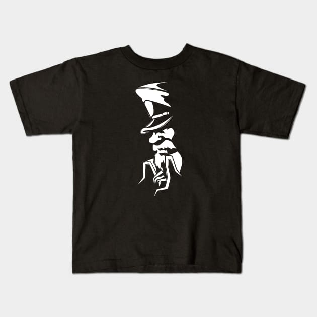 388 Okita Solo WHT Kids T-Shirt by Yexart